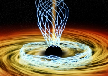 magnetic fields, black hole and event horizon